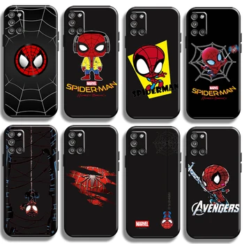 Marvel Strip Spiderman Za Samsung Galaxy A31 A31 5G Telefon Primeru Primerih Nazaj Mehko Lupini TPU Črno Carcasa