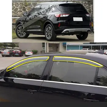Avto Body Styling Nalepka, Plastična Okna, Stekla, Vreme, Veter Vizir Dež/Sonce/Dima Stražar Vent Deli Za Ford Kuga Pobeg 2020-2022